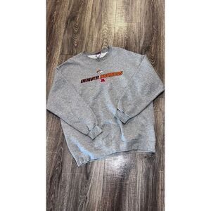 Denver Broncos NFL sweater men’s gray size XL vintage